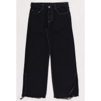 Брюки для девочки артикул DMB 0187 размер 34/134-44/164 цвет черный