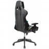 Кресло геймера пластик/кожзам/ткань Zombie VIKING 5 AERO  черный/белый