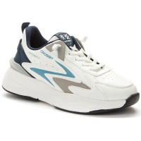 Кроссовки для мальчика (CROSBY) синий/белый верх-искуственная кожа+сетка подкладка-текстиль артикул  247067/10-01