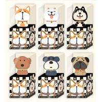 Точилка пластиковая (deVENTE) Combination of Dogs 1 отверстие покрытие Soft Touch арт.8031412