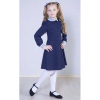 Платье для девочки (OVAS) арт.4809  размер 30/122-38/146 цвет синий