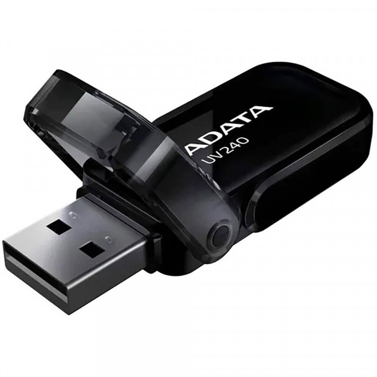Флеш диск 64GB USB 2.0 A-DATA UV240 цв.черный