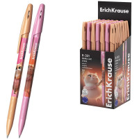 Ручка шариковая непрозрачный корпус (ErichKrause) Прима-кошка (Prima Cat) синий, 0,7/0,35 арт.65352 (Ст.50)