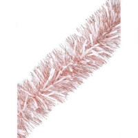 Мишура 2м "Карамельная с белыми вставками" арт.80460