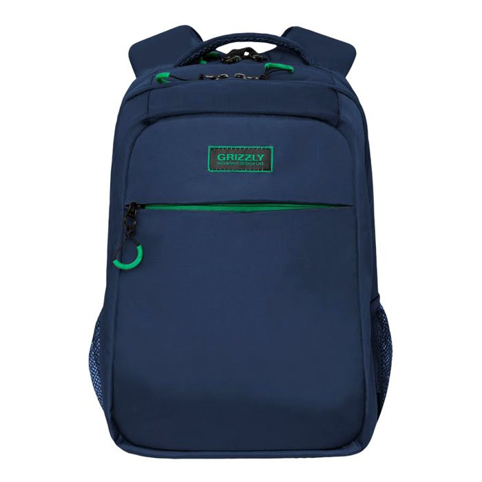 Рюкзак для мальчиков (Grizzly) арт.RU-030-5 синий 26х39х19 см