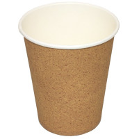 Стакан бумажный 200/260мл крафт 10шт в упаковке