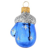 Украшение декоративное стекло 06см "Варежка" п/у арт.ФУ-172/2