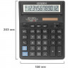 Калькулятор настольный 12 разрядов двойное питание CITIZEN 203*158*31 (SDC-888ТII/888XBK)