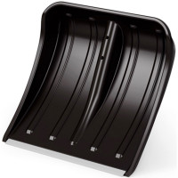 Лопата снеговая пластик 375*375 мм без черенка с оцинк. наконечником арт.М8813