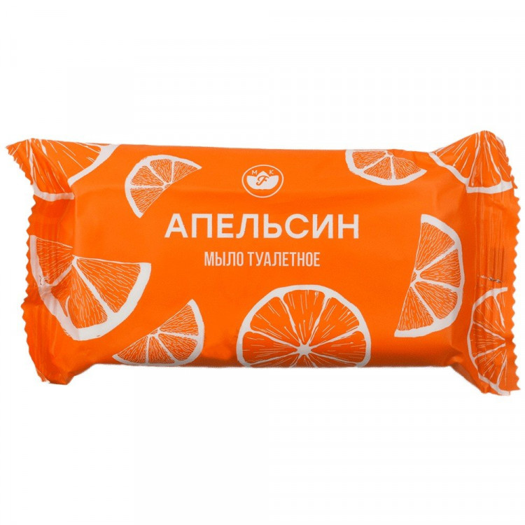 Мыло туалетное 100г в обертке  Апельсин Флора (ст.90)