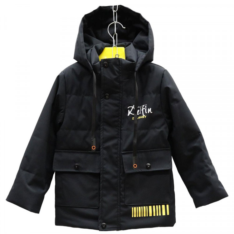 Куртка осенняя для мальчика (Zyjj Baby) арт.scs-23013-3 цвет черный