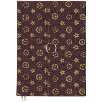 Ежедневник А5 недат. к/з deVENTE "Chic" коричневый, крем.бумага, 136л, магн.створка арт.2034124