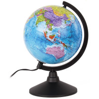 Глобус политический диаметр 210мм с подсветкой Классик арт К012100010