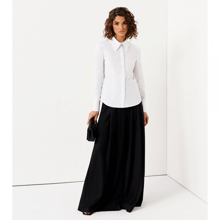 Блузка для девочки (PANDA) длинный рукав цвет белый арт.130640W размерный ряд 42/164-46/164