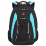 Рюкзак для мальчиков (WENGER) черный/синий 33x19x45 см 28 литров арт 11862315-2