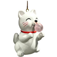 Украшение декор.подвеска фигурка "Сладкоежка. Котик" 06,5см арт.95519
