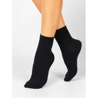 Носки женские арт.С 444 размер 23-25 хлопок 47% ПЭ 31% полиамид 17% эластан 5% цвет черный (Красная ветка)