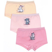 Трусы для девочки арт.5244 размер 122-140 100% х/б цвет ассорти