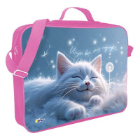 Папка А4 текстиль на молнии регулируемая ручка широкая боковинка Оникс Милота арт.ПМД 5-20