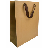 Пакет бумажный с ручкой "Крафт" 26*32+12см арт.ПБР31576