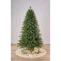 Елка 210см "Итальянская" (хвоя литая+ПВХ, ветки на шарнирах, подставка металл.) арт.ЕСИ 21