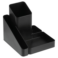 Подставка для канцелярских принадлежностей (СТАММ) ИМИДЖ черный арт.ОР31