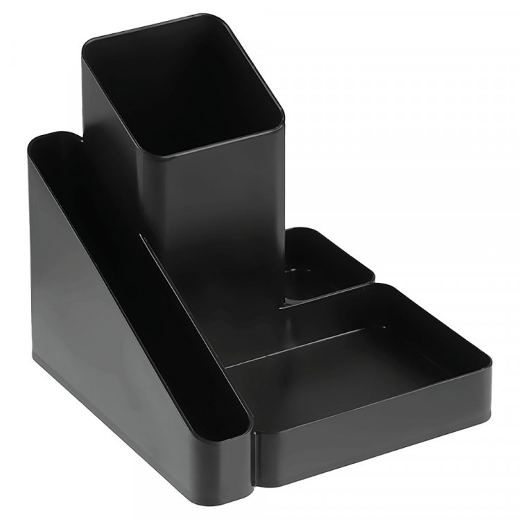 Подставка для канцелярских принадлежностей (СТАММ) ИМИДЖ черный арт.ОР31
