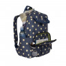 Рюкзак для девочки (Grizzly) арт.RD-839-1 горох 42х30х19 см