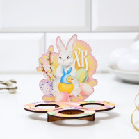 ПАСХА Подставка для 3 яиц «Кролик» 13*11*11см арт.9425829