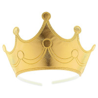 Корона "Царевна" на ободке цв.золото арт.3536467
