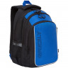 Рюкзак для мальчиков (GRIZZLY) арт RB-152-1/2 черный - синий 27х41х20 см