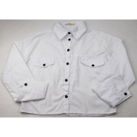 Блузка для девочки (MULTIBREND) длинный рукав цвет белый арт.1229-1