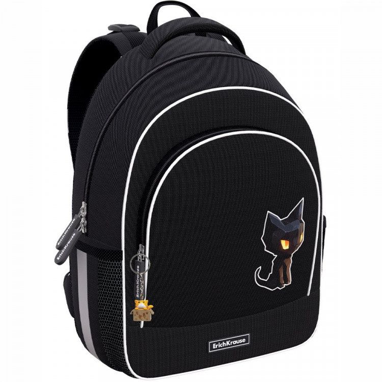 Рюкзак для девочек школьный (ErichKrause) ErgoLine CatPix 39x28x14 см арт.64928