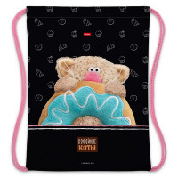 Сумка для сменной обуви 1 отделение (Hatber) Кофейные коты 330х420мм арт.NMn_18044