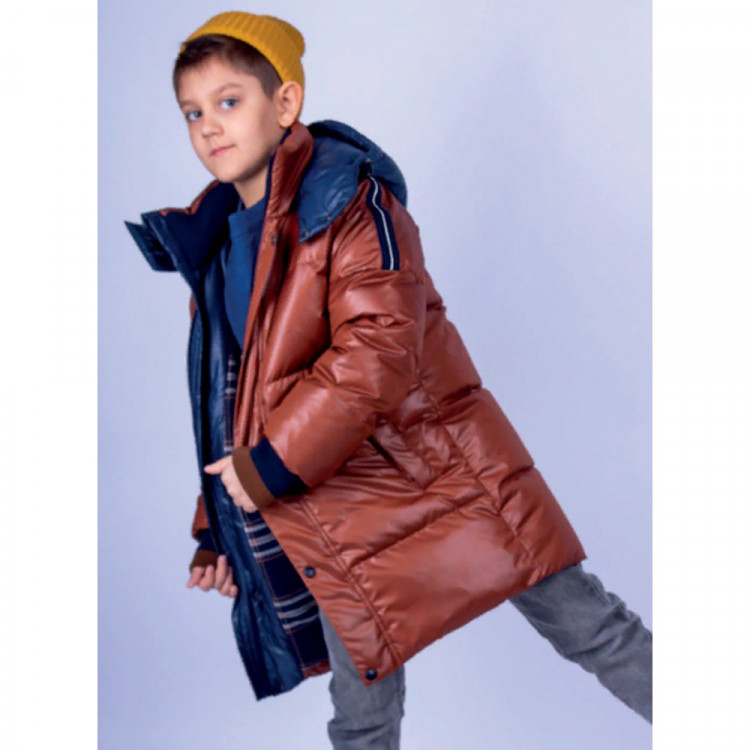 Куртка зимняя для мальчика (OVAS) арт.Найджел цвет корица