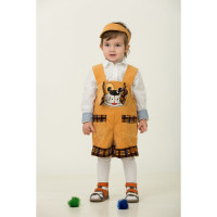 Костюм для мальчика Щенок Тотошка (комбинезон,кепи) р.24/98-30/116 арт.5907