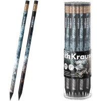 Карандаш ч/г ErichKrause с ластиком Fluid HB круглый корпус арт.62766 (Ст.42)