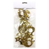 Украшение декоративное "Бусы" 120см космос золото арт.86893