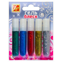 Гель с блестками Блеск 5 штук в наборе (ЛУЧ) арт.12С761-08