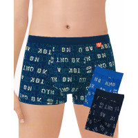 Боксеры для мальчика арт.579B-V1 размер 36/146-152 (XL) 70% Хлопок 22% Бамбук 8% Лайкра цвет ассорти