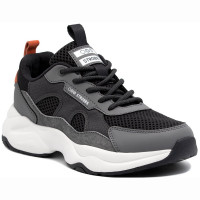 Кроссовки для мальчика (STROBBS) серый верх-текстиль  подкладка-текстиль размерный ряд 36-40 артикул F7417-1