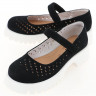 Туфли для девочки (BADEN KIDS) черный верх-искусственная кожа подкладка-натуральная кожа артикул KPS001-050