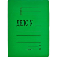 Скоросшиватель зеленый 360г/м2 картон мелованный пробитый арт.660586