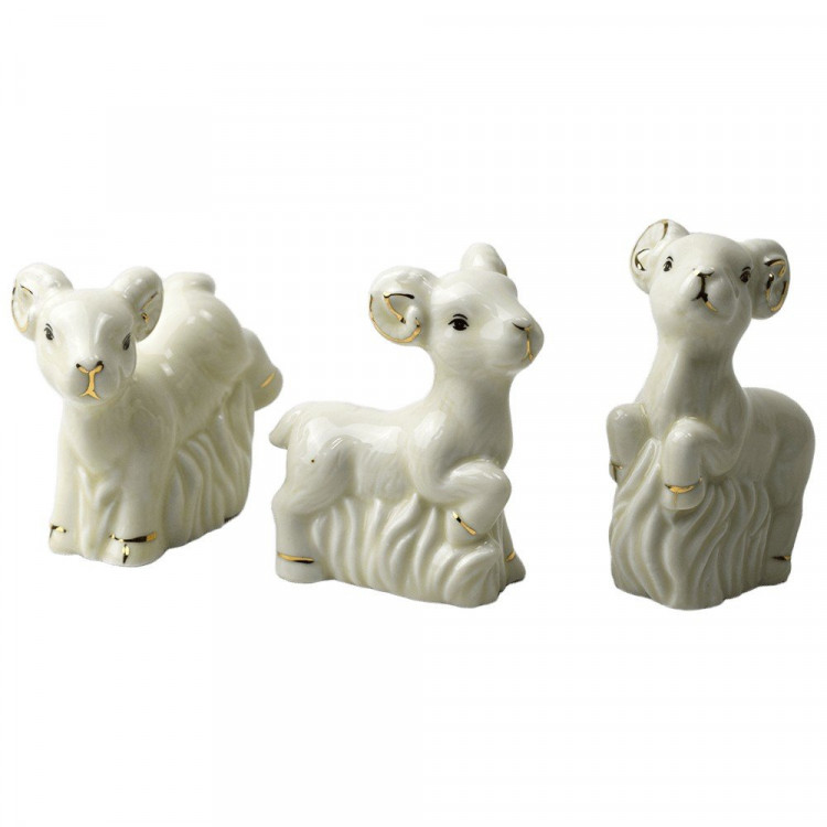 яяяСтатуэтка СИМВОЛ ГОДА "Овечка" 8см арт.671772