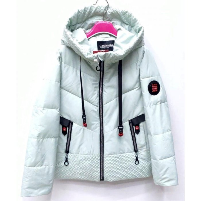 Куртка осенняя для девочки (GOTIMINI) арт.dux-B-30-1 размерный ряд 34/134-42/158 цвет мятный