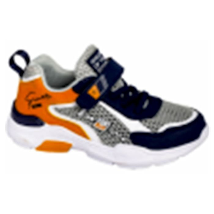 яяяКроссовки для мальчика  (Indigo kids) белые/синие верх-текстиль+искуственная  кожа подкладка-текстиль артикул  90-299B/12