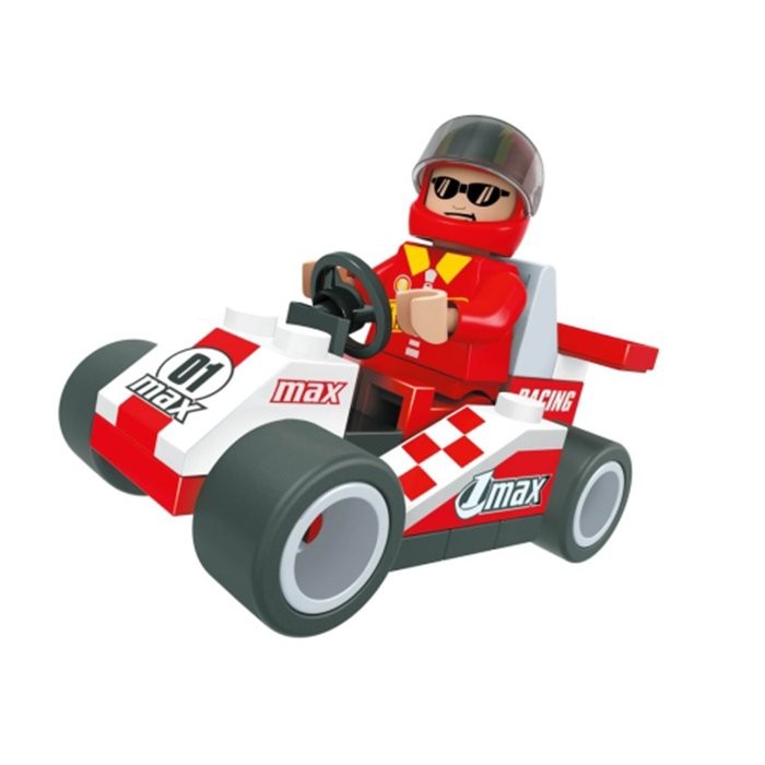 Конструктор пластиковый Гонки Формула чемпионов Карт 01 max 36 деталей (AUSINI) арт 26101