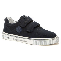 Полуботинки для мальчика (KEDDO) синий верх-искусственный нубук подкладка-текстиль/натуральная кожа  артикул 538323/08-02