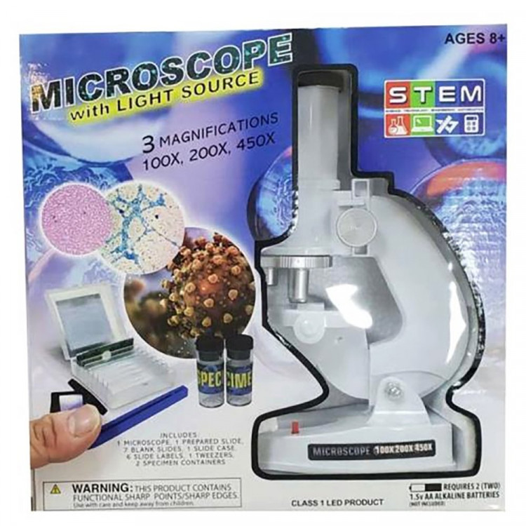 Микроскоп с аксессуарами (No Name) со светом арт. E118-H40002