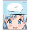 Тетрадь 12 листов клетка (Prof-Press) Эмоции в аниме цветная мелованная обложка ассорти арт.Т12-2350
